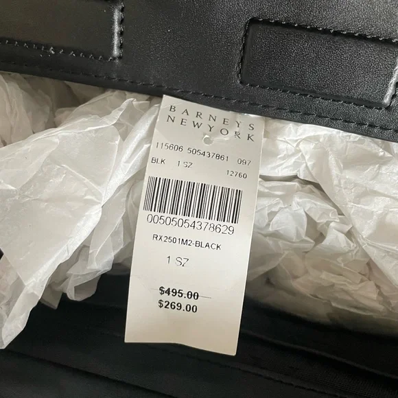 Halston Heritage Leather Satchel Handbag with Two Shoulder Straps, Black - Picture 2 of 3